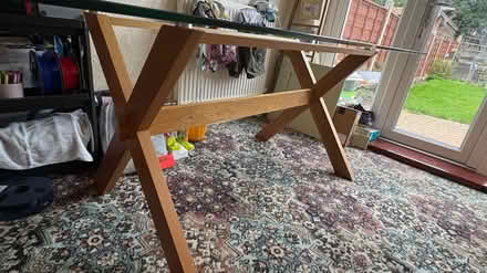 Photo of free Glass Dining Table & 4 Chairs (S61) #2