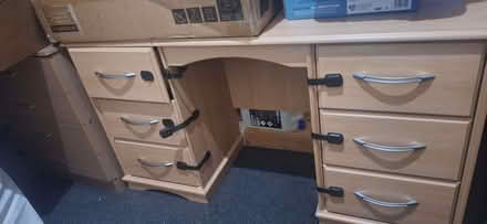 Photo of free Drawers, wardrobe, two silver side table and one black (Dunfermline KY12) #1