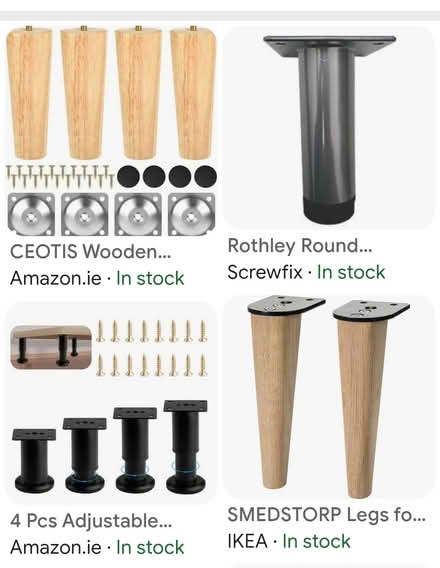 Photo of Furniture legs 20-30cm (Dublin 1) #2