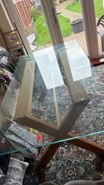 Photo of free Glass Dining Table & 4 Chairs (S61) #1