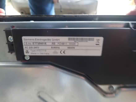 Photo of free Siemens ceramic hob (Belper DE56 2) #4