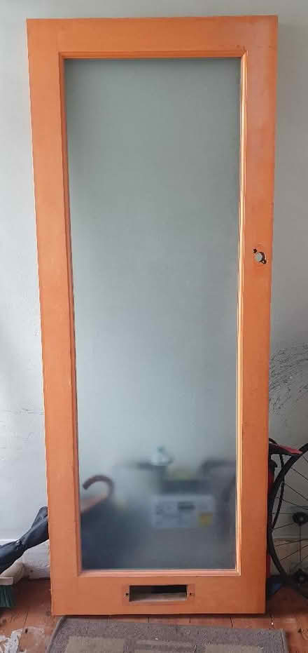 Photo of free Wooden front door (Hartington Road BN2) #1