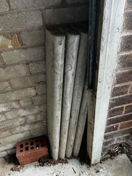 Photo of free 4 concrete edging stones (Stockport sk2) #1