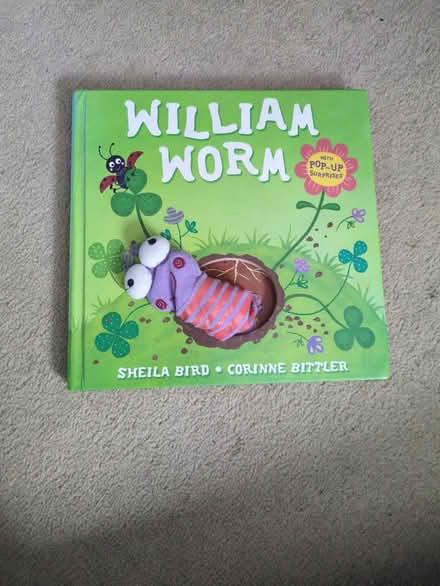 Photo of free William worm pop up puppet book (Rustington, BN16) #1