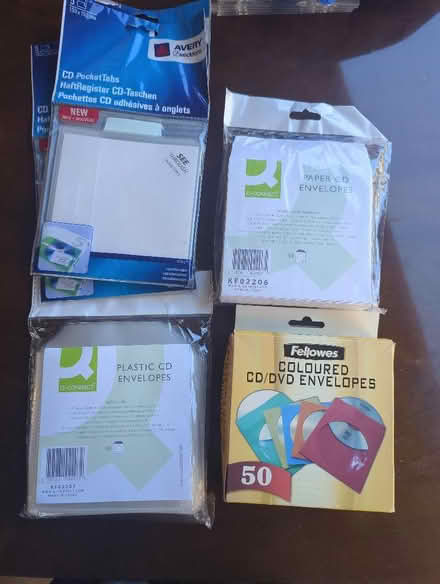 Photo of free Plastic and paper cd covers (Minchinhampton GL6) #1