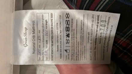 Photo of free Wool & coconut coir mattress (old!) (Erdington, B23) #4