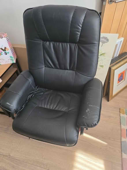 Photo of free Leather Heated massage chair&stool (Cosham PO6) #1
