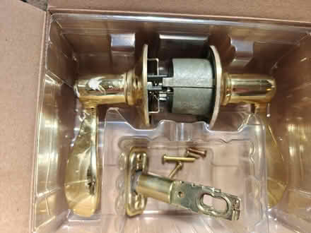 Photo of free Gold colored door handle (Near 92nd and Sheridan) #1