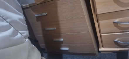 Photo of free Drawers, wardrobe, two silver side table and one black (Dunfermline KY12) #3