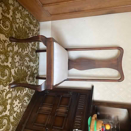 Photo of free 4 antique mahogany dining chairs. (Moulsham CM2) #1