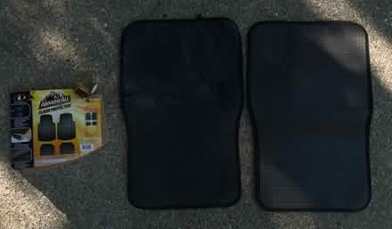 Photo of free 2 automobile floor protector mats (Valencia Avenue, Sunnyvale) #1