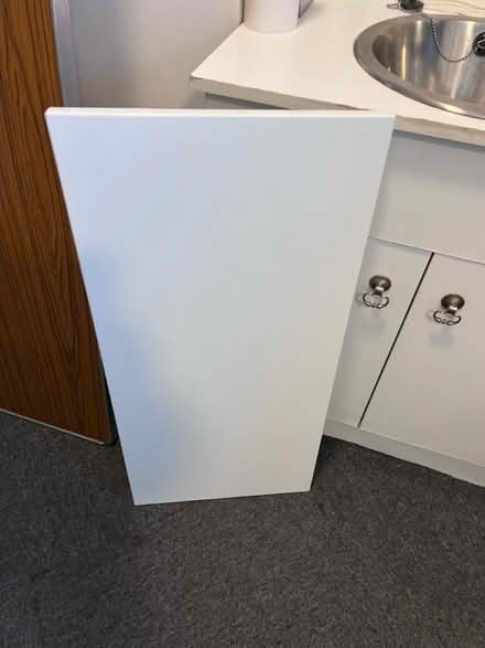 Photo of free IKEA white metal noticeboard (Teddington TW11) #1