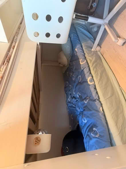 Photo of free Mid sleeper bed+ desk (Barnet N20) #4