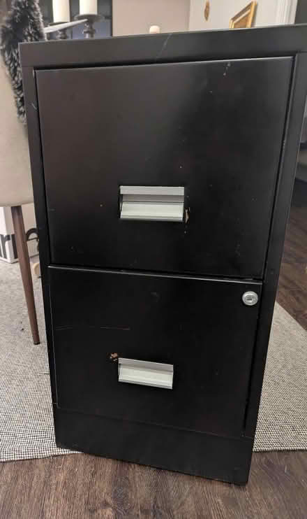 Photo of free Black filing cabinet (Etobicoke) #1