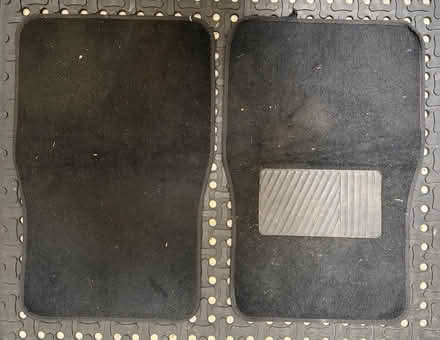 Photo of free 2 automobile floor protector mats (Valencia Avenue, Sunnyvale) #1