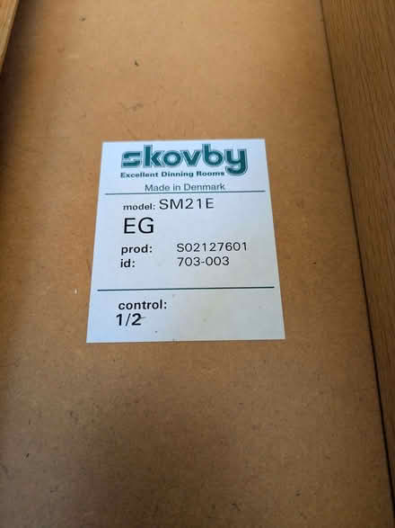Photo of free Skovby Oak Extending Table (no chairs) (Rowney Green B48) #2