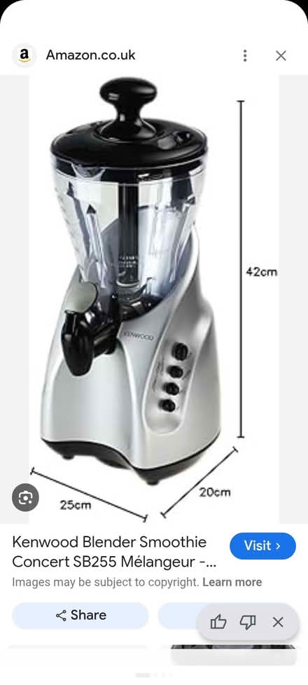 Photo of free Kenwood blender smoothie maker (Dogsthorpe) #2