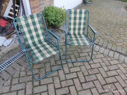Photo of free Foldable garden chairs (Hampton) #1
