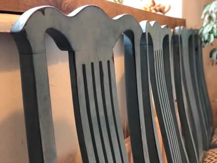 Photo of free Lovely hand carved chairs x4 (Malling, lewes) #3