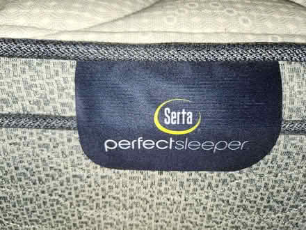 Photo of free Mattress & Box Spring set w/frame (Waxpool & Ashburn Rd.) #1