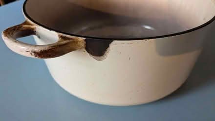 Photo of free Cream cast iron casserole dish (Mousehold NR3) #3