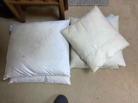 Photo of free x 5 Old Feather Cushions - Various Sizes (Upper Denby HD8) #1