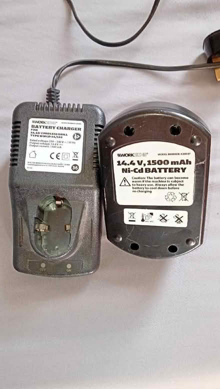 Photo of free 2 older DeWalt drills and Work Zone charger and battery. (Bootle L20) #3