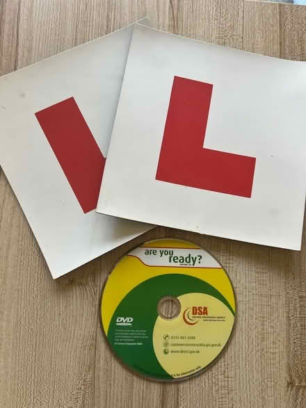 Photo of free L plates + DVD (Riddlesdown CR8) #1