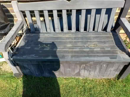 Photo of free Keter garden storage bench. (Seaford BN25) #1