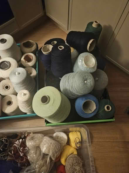 Photo of free Boxes of thread and thread cones (Handsworth) #1