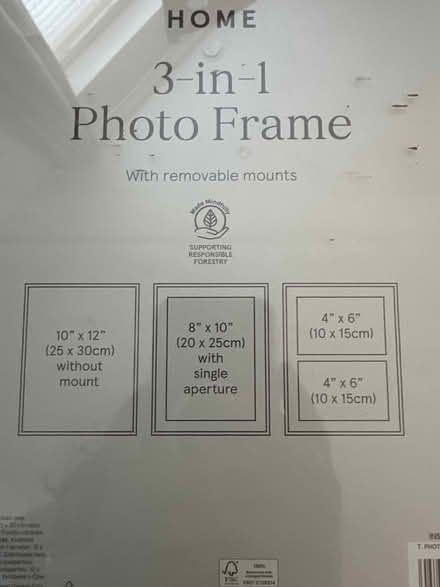 Photo of free 3-in-1 White Photo Frame (Burgess hill) #3