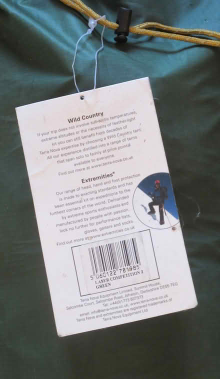 Photo of free Laser Competition 2 two-person tent (Kingsway) #3