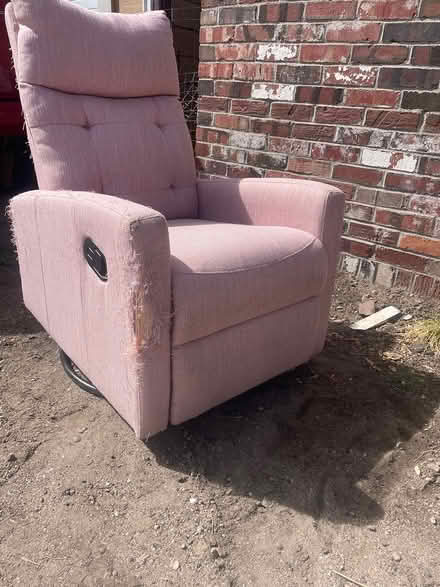 Photo of free Pink glider, recliner (North Denver - Globeville) #3