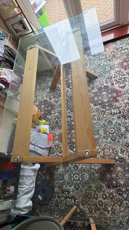 Photo of free Glass Dining Table & 4 Chairs (S61) #3