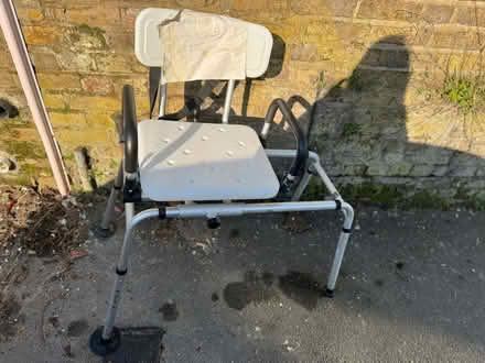 Photo of free a shower chair, walking stand with wheels, bedside rail (Central Watford WD17) #1