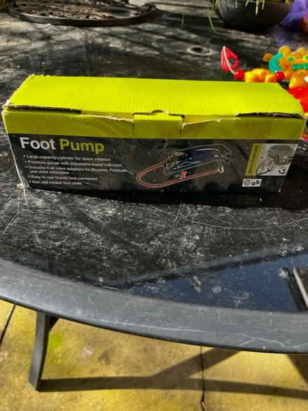 Photo of free Foot pump (Stockport sk2) #1