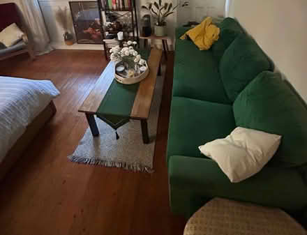 Photo of free Green sofa (Clerkenwell EC1R) #1