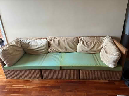 Photo of free Rattan sofa/couch (Ballsbridge , Dublin 4) #2