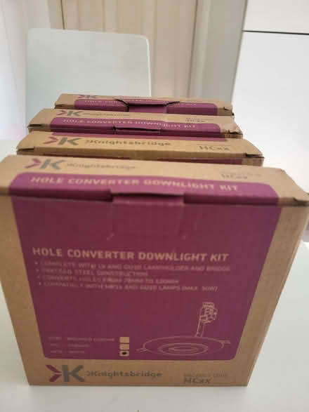 Photo of free Downlight converter kits x 4 (Marlow SL7) #1