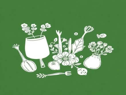 Photo of Paving slabs, stone chippings, weed netting, wood for fencin (Southey Green S5) #1