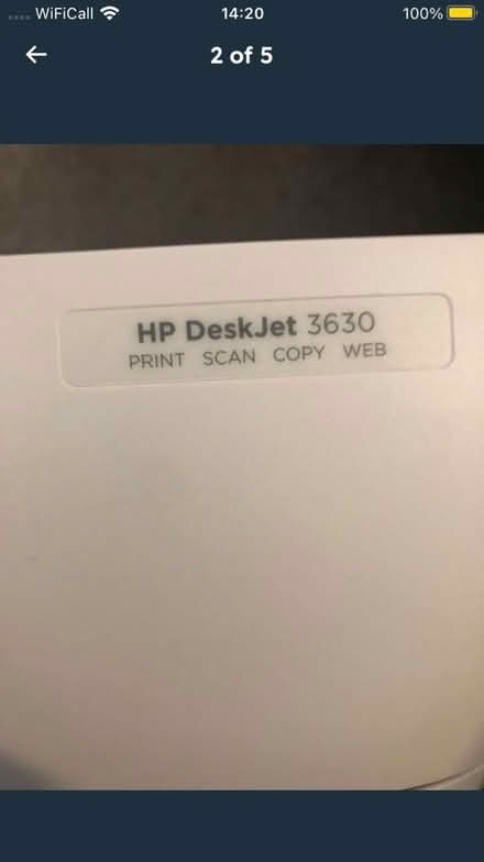 Photo of free HP Deskjet 3630 Printer, Scan, Copy, Web (Whiteley PO15) #2