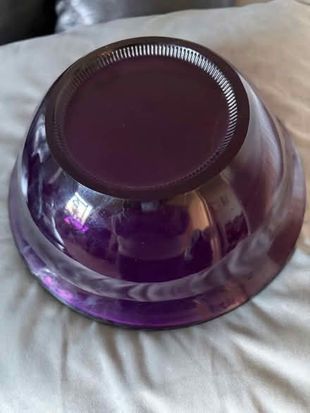 Photo of free Purple glass fruit bowl (Westbury BA13) #2