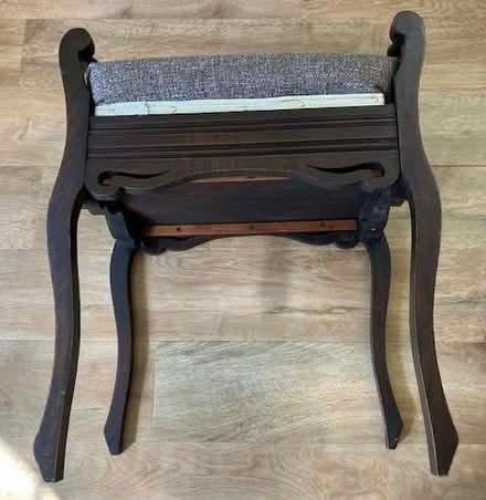 Photo of free Vintage (1920s?) piano stool, recently refurbished (Little Herberts GL53) #3