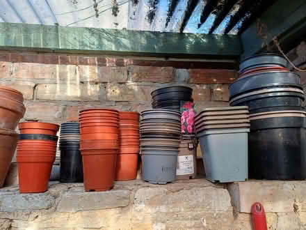 Photo of free Lots of plastic plant pots of different shapes and sizes (Kidlington OX5) #1