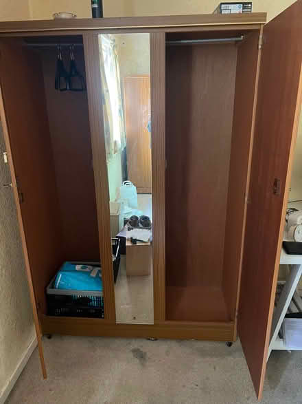 Photo of free 2 vintage wardrobes and 1 72 inch tall bookcase (Chiswick W4) #2