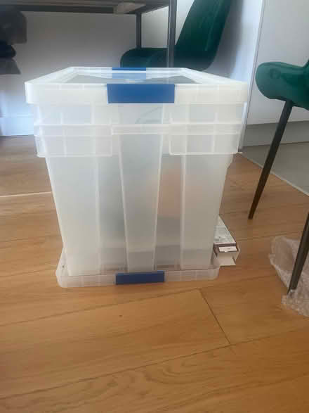 Photo of free Clear storage boxes (Greenwich SE10) #1