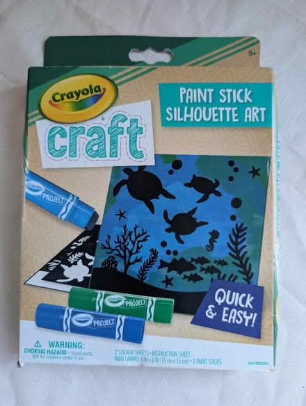 Photo of free Crayola paint stick silhouette set (Goffs Oak EN7) #1