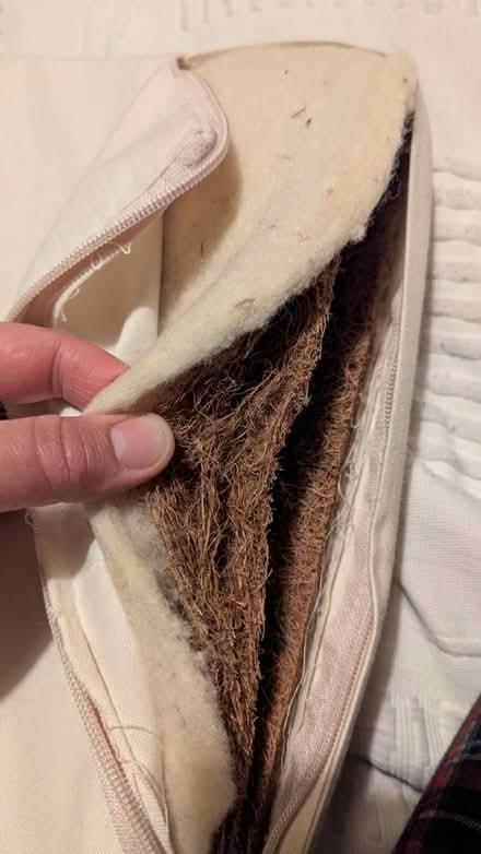 Photo of free Wool & coconut coir mattress (old!) (Erdington, B23) #2