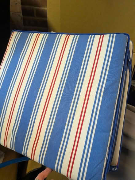 Photo of free Garden chair seat cushions x 4 (PR25 leyland) #1