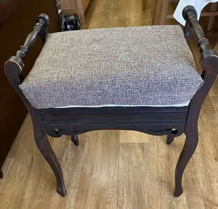 Photo of free Vintage (1920s?) piano stool, recently refurbished (Little Herberts GL53) #1